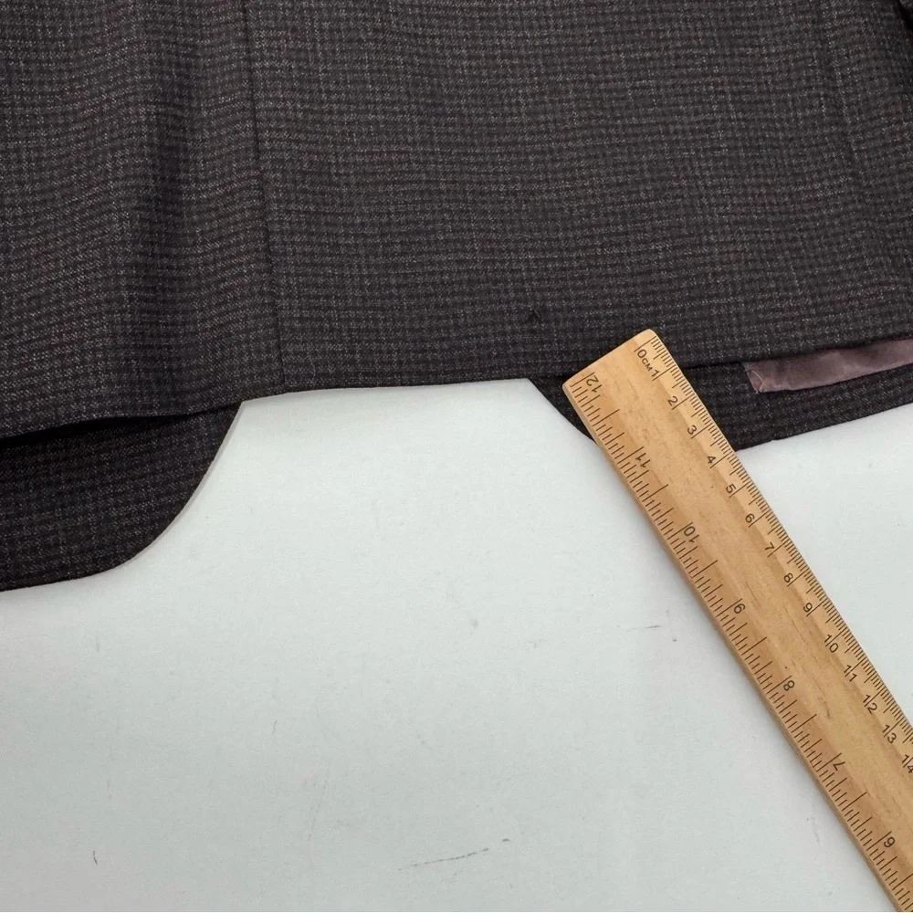 John Varvatos Bleecker-NN Wool 2-Piece Suit - NWT Size 40S 33S Brown MSRP $595